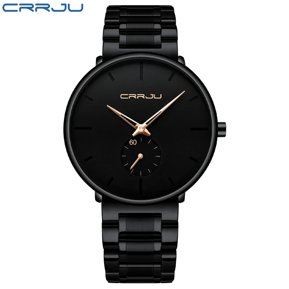 Watches Stainless Steel Men's Wrist Watch Casual Luxury Waterproof Sport Watch for Men Quartz Watch Relogio Masculino