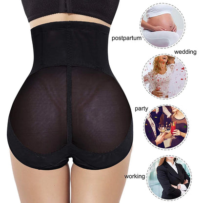 Faja Shapewear High Waist Tummy Control Panties for Women Slimming Body Shaper Butt Lifter Underwear Brief Waist Shaper