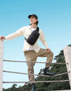 Crossbody Bag For Men Portable Waterproof Shoulder Messenger Bags Male Travel Short Trip Chest Bag Fit For 9.7 Inch iPad