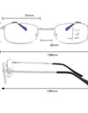 Folding Progressive Reading Glasses Men Women Multifocal Metal Foldable Presbyopic Glasses Diopter +1.0 1.50 2.0 2.5 3.0