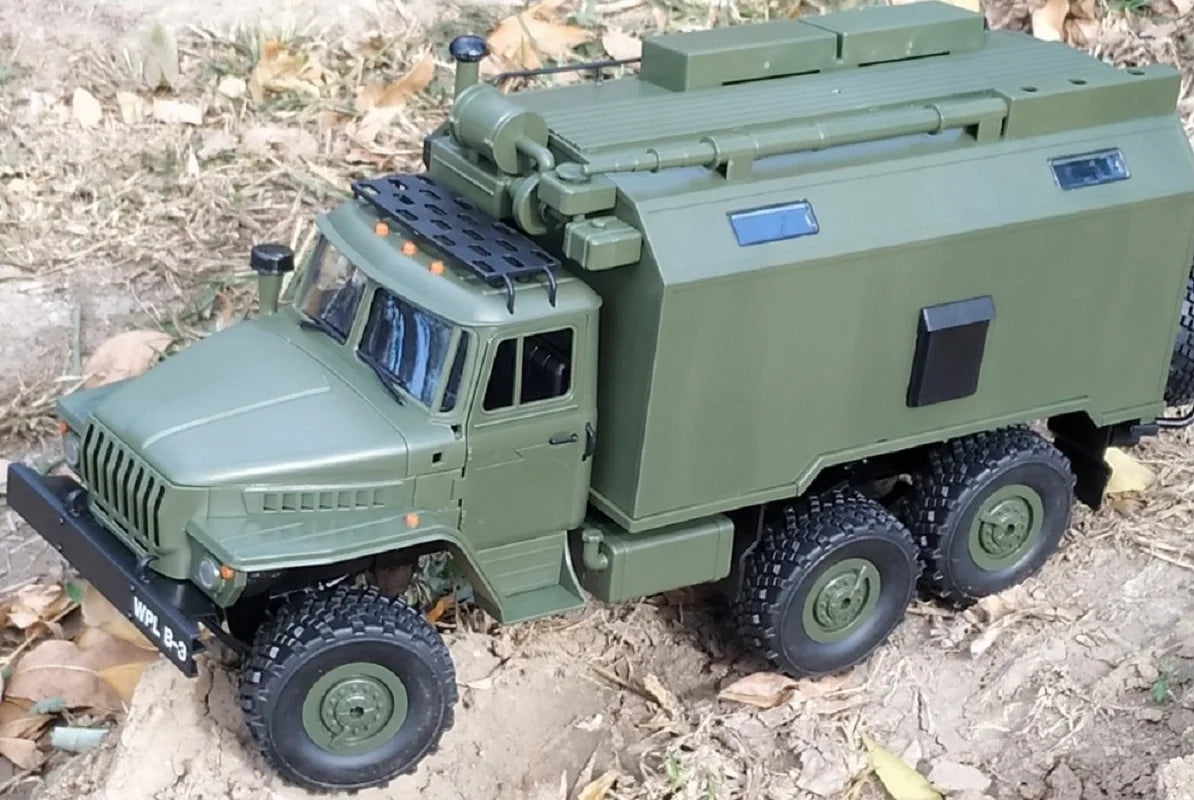 116 Scale Six Wheel Drive Military RC Truck
