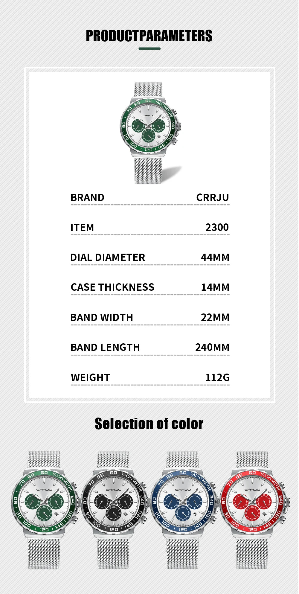 Men Watch Quartz New Japanese Chronograph Top Brand Waterproof Stainless Wristwatches with date Relogio Masculino