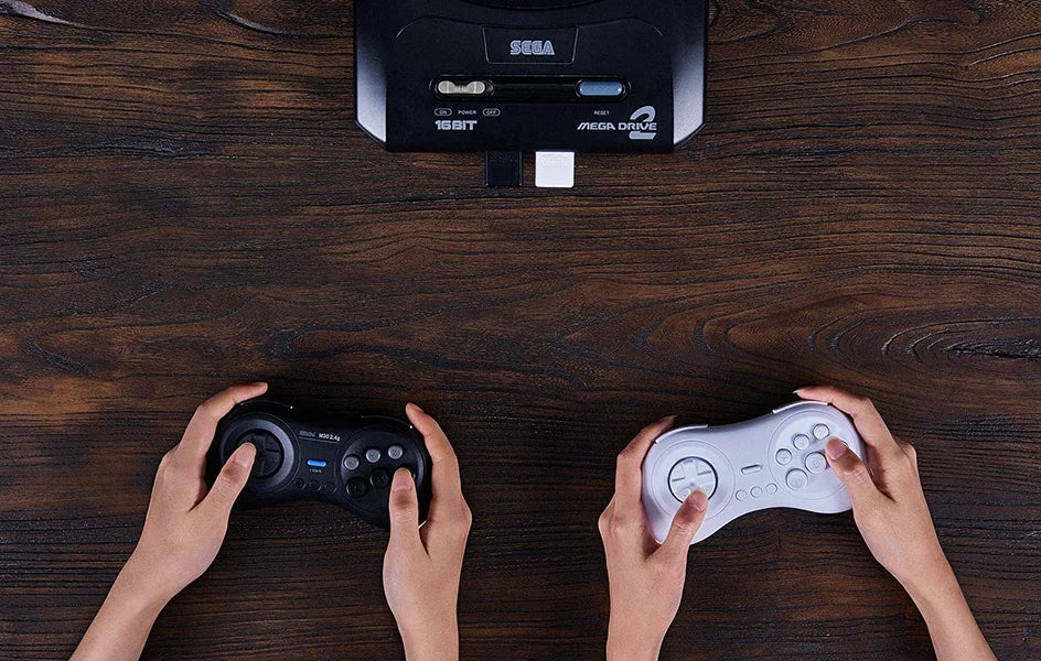 2.4GHz Wireless Retro Gaming Controller for Sega Genesis and Mega Drive
