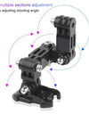 Cycling Helmet Adhesive Multi-Joint Arm Fixed Mount Set for DJI Osmo Action/ GoPro HERO10 9 8 Black 7 6 5 4 3 2 1, Xiaoyi
