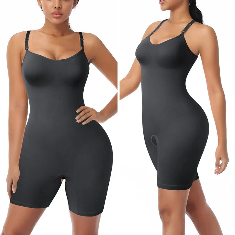 Women Full Body Shaper Bodysuit – Tummy Control & Thigh Slimming Shapewear