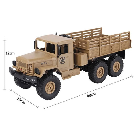 1 to 16 Scale 6WD Remote Control Off Road Military Truck