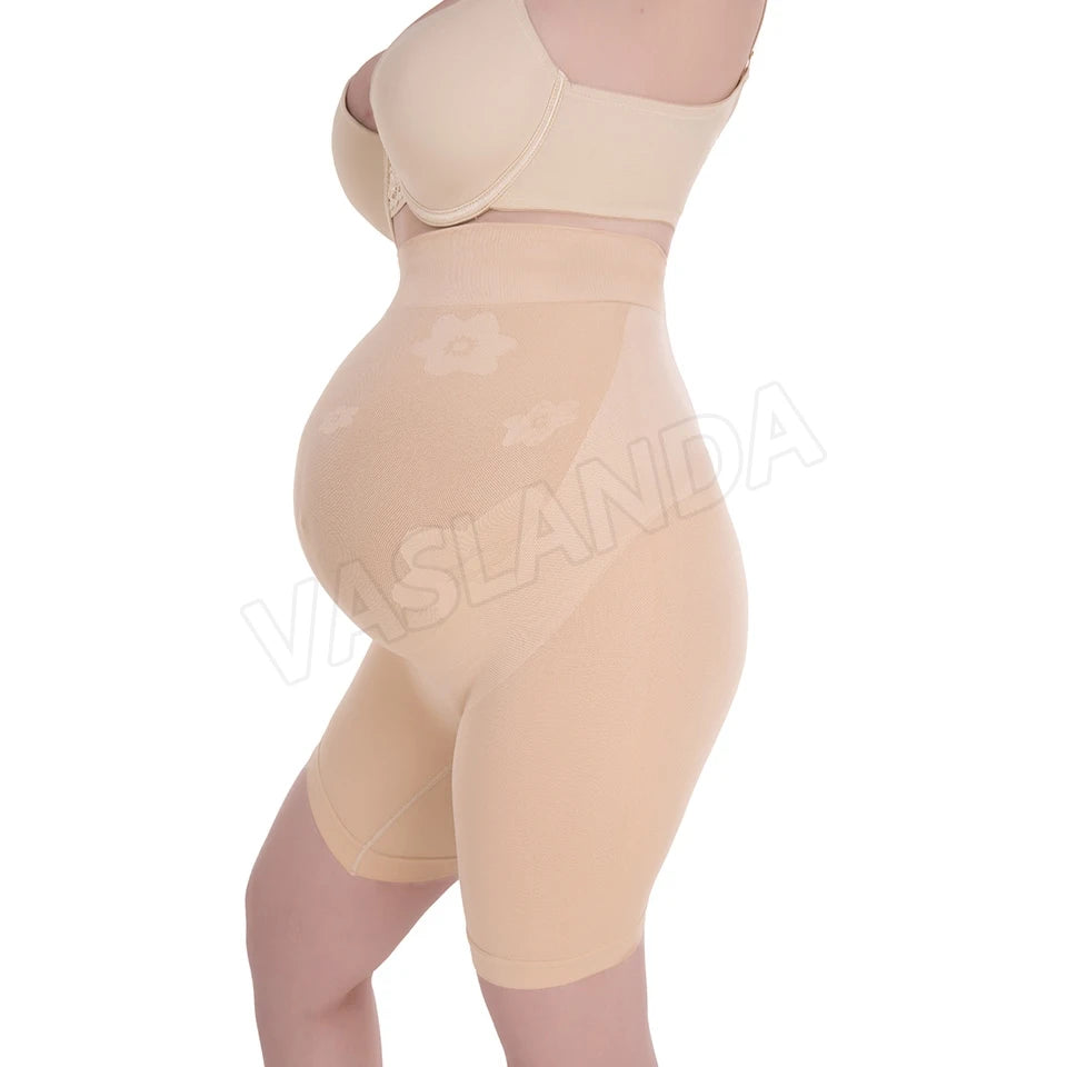 Maternity Shapewear for Under Dresses Pregnant Women Shorts Seamless Pregnancy Underwear Over Belly Support Panty Short Pants