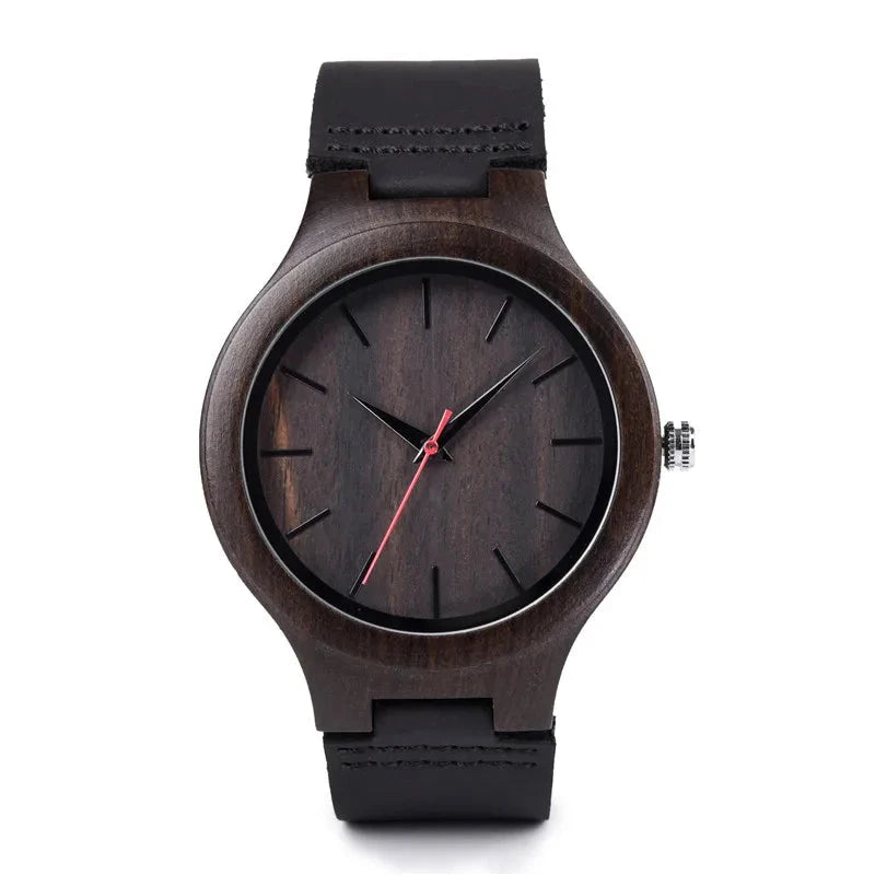 Fashion Wooden Watch Custom Quartz Watches Light Handmade Retro Accept