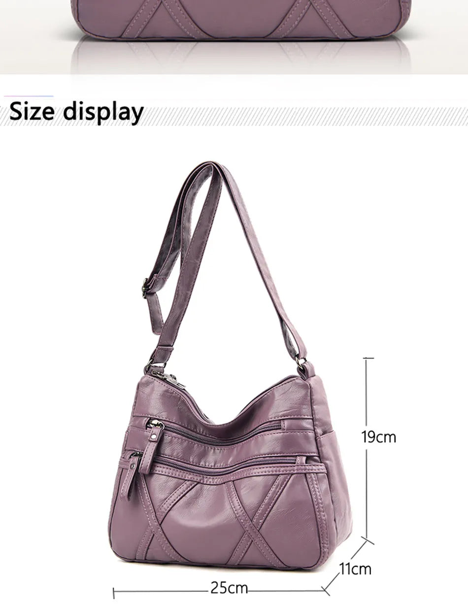 Shoulder Messenger Bags For Women Purses And Handbags Soft Leather Crossbody Bags Casual Small Tote Bag