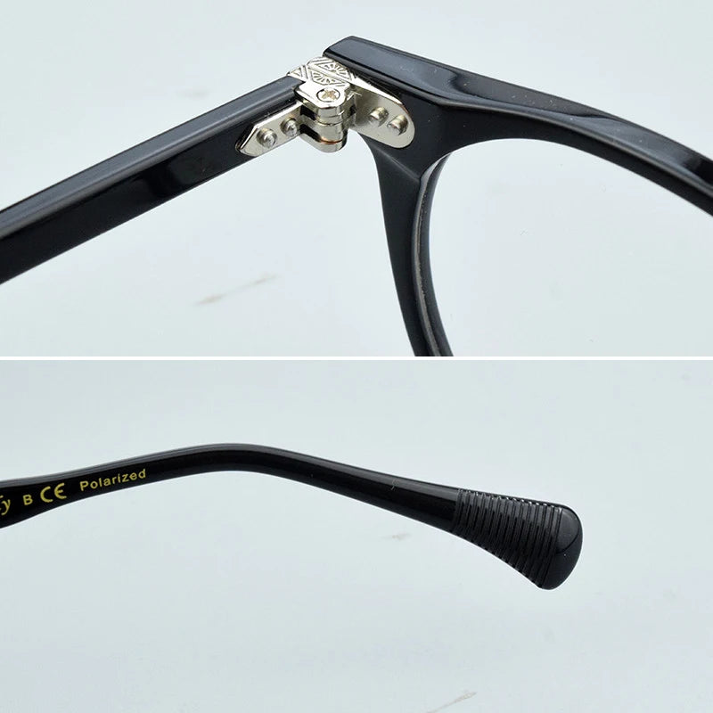 Round Glasses Frame Men Myopia Eyeglasses Frame Acetate Optical Retro Transparent Vintage Eyewear Frame