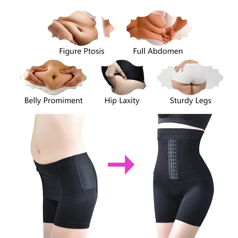 Women Shapewear High Waist Trainer Tummy Control Shorts Slimming Body Shaper Butt Lifter Safety Boyshorts Corrective Underwear