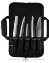 5 Pocket Oxford Knife Bag Portable Travel Kitchen Carving Paring Chef Knives Carry Case Package Storage Roll Bag Pouch Organizer