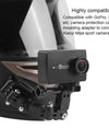 Cycling Helmet Adhesive Multi-Joint Arm Fixed Mount Set for DJI Osmo Action/ GoPro HERO10 9 8 Black 7 6 5 4 3 2 1, Xiaoyi