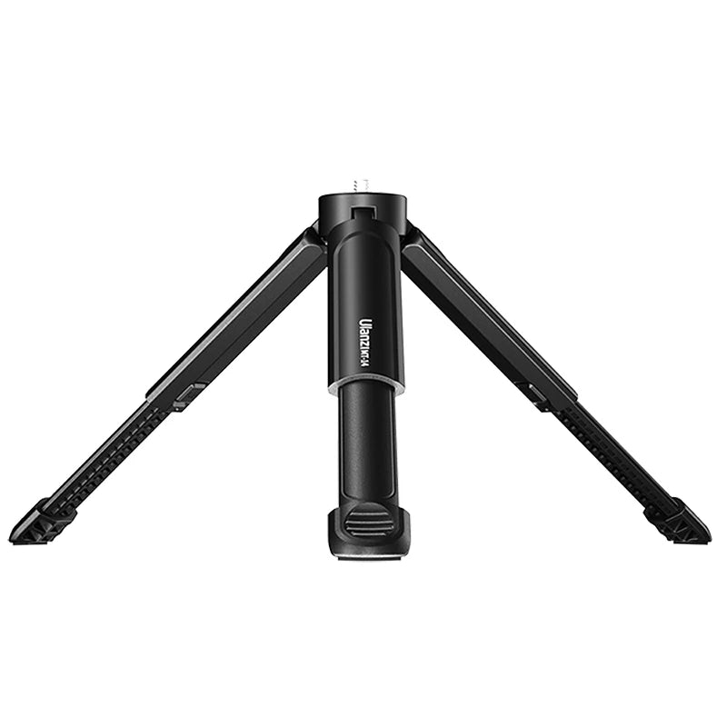 Mini Vlog Tripod Dual Cold Shoe Ballhead for Microphone LED Light Extend Smartphone Tripod for Sony A6400 Photography kit