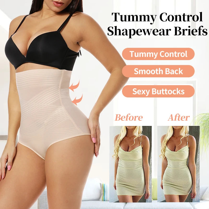 Waist Trainer Butt Lifter Slimming Underwear Body Shaper Body Shapewear Tummy Control Corset for Weight Loss High Waist Panties