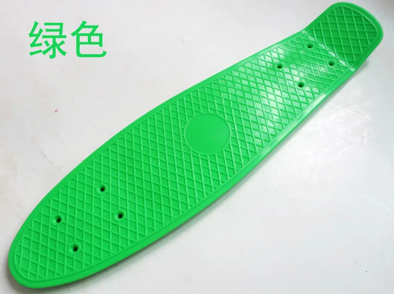 22'' Fish Skateboard Deck Mini Cruiser Board  Scooter Skate Boards Penny Board Single Rocker Skate Deck Ice Cream Deck