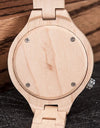 Wood Watches Casual Slim Wristwatch Unique Gift