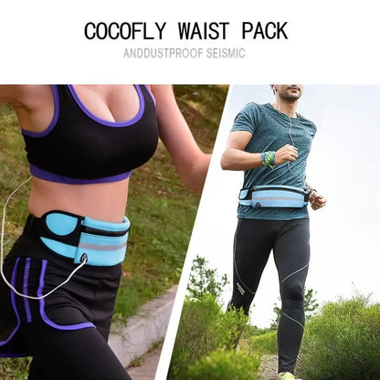 Sports Waist Pack Men Belt Pouch Women Running Belt Waist Bag Men Waterproof Fanny Pack Wallet Portable Phone Holder Gym