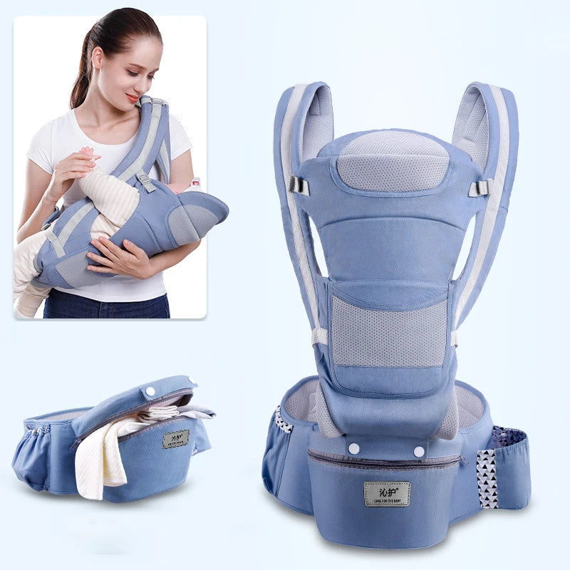 Carrier Waist Stool With Storage Bag Kangaroo Shoulder Swaddle Sling   Wrap Ergonomic Backpack Hipseat