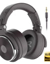 Wired HiFi Headphones Professional Studio DJ Headphones With Mic Over Ear Hi-Res Headset Monitoring For AMP Guitar Phone