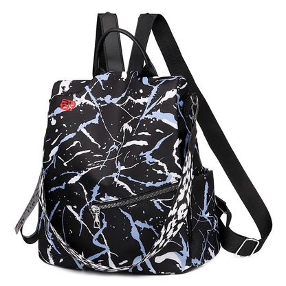 Waterproof Oxford Backpack Fashion Anti-theft Women Backpacks Print School Bag High Quality Large Capacity Backpack