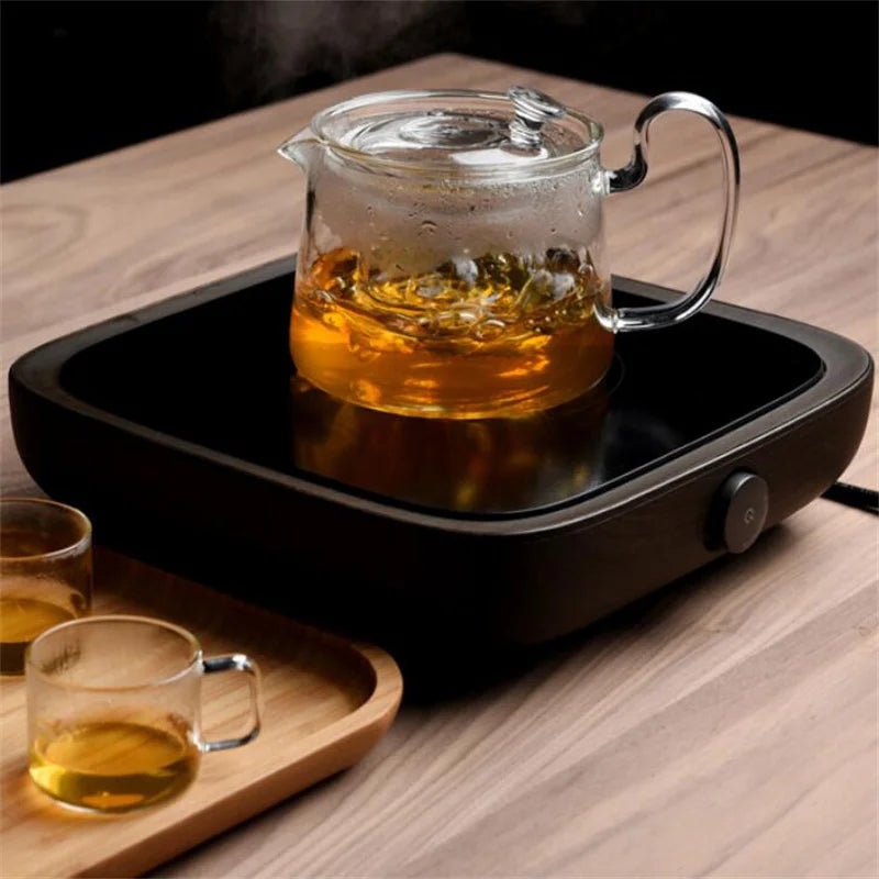 Japanese Style Transparent Glass Teapot with Infuser