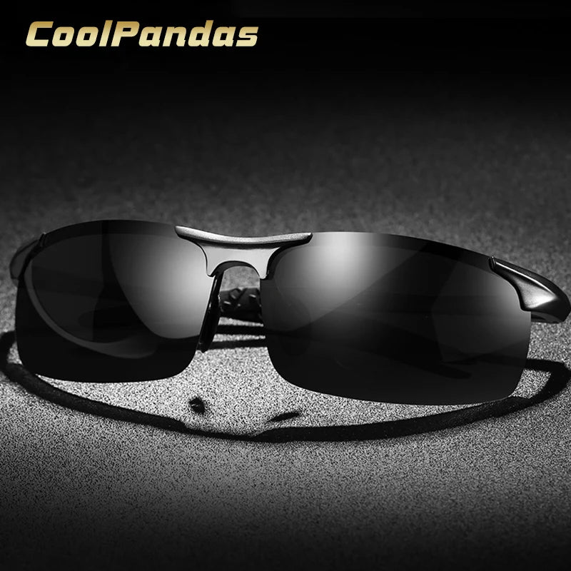 Aluminum Magnesium Polarized Aviation UV400 Driving Sunglasses for Men Outdoor Sport Glasses
