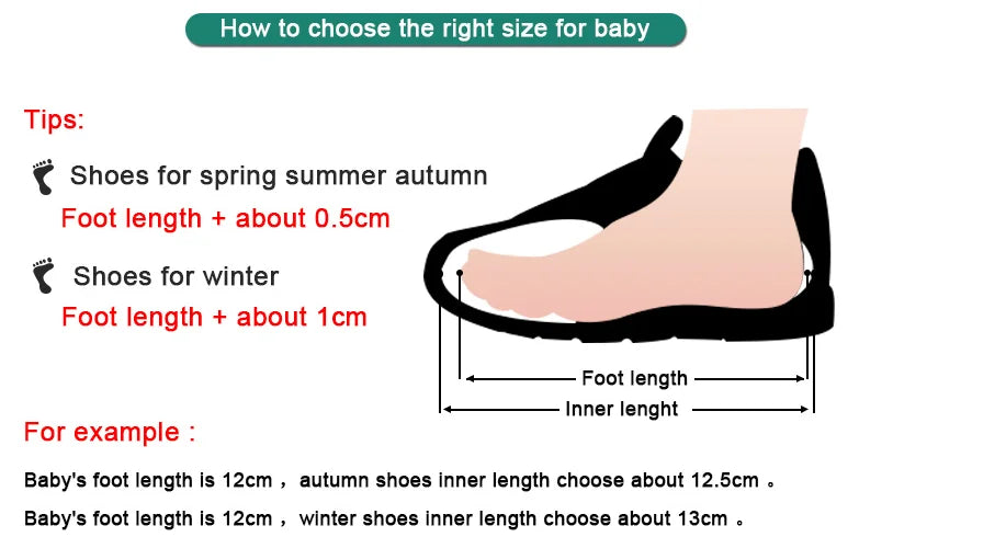 Shoes for Winter Christmas  Shoes Cute Santa for Boys and Girls 11CM/12CM/13CM 0-12 Months Warm Lining Inside Soft