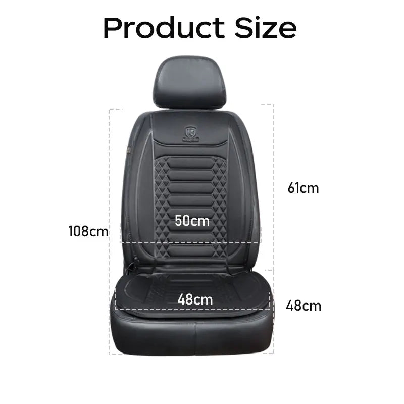 12V Heated Car Seat Cover Fast Heating Electric Seat Cushion