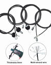 1.4M-5M Gym Cable Wire Rope Heavy Duty Steel Replacement Parts for Home Gym Fitness Cable Pulley Accessories Dia 5mm