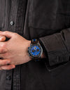 Custom Private Watch for Men Quartz Chronograph Male Wristwatches Men Stop Engrave Brand Name Logo