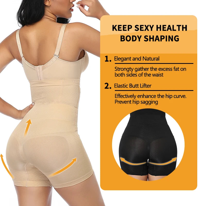 Women Shapewear High Waist Trainer Tummy Control Shorts Slimming Body Shaper Butt Lifter Safety Boyshorts Corrective Underwear