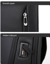 Waterproof Multi-Use Laptop Backpack For 15.6" Inch USB Charging Shockproof Business Briefcase Shoulder Bag