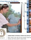 One Way Mirror Window Privacy Film Daytime Anti UV Sun Blocking Heat Control Reflective Window Tint for Home Office Living Room