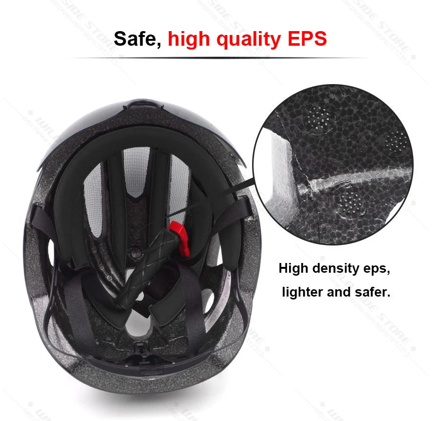 Ultralight Cycling Helmet With Protective Goggles For Road And MTB