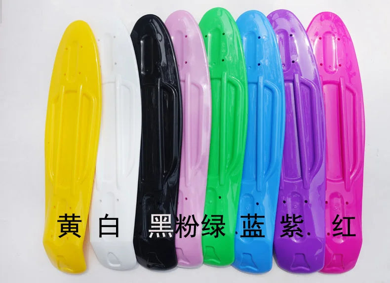 22'' Fish Skateboard Deck Mini Cruiser Board  Scooter Skate Boards Penny Board Single Rocker Skate Deck Ice Cream Deck
