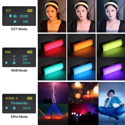 i-Light Handheld Light Stick RGB Led Video Light 2500-9000K Photography Light Rgb Ice Light Tube Light for Youtube Live