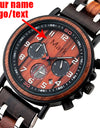 Custom Private Watch for Men Quartz Chronograph Male Wristwatches Men Stop Engrave Brand Name Logo