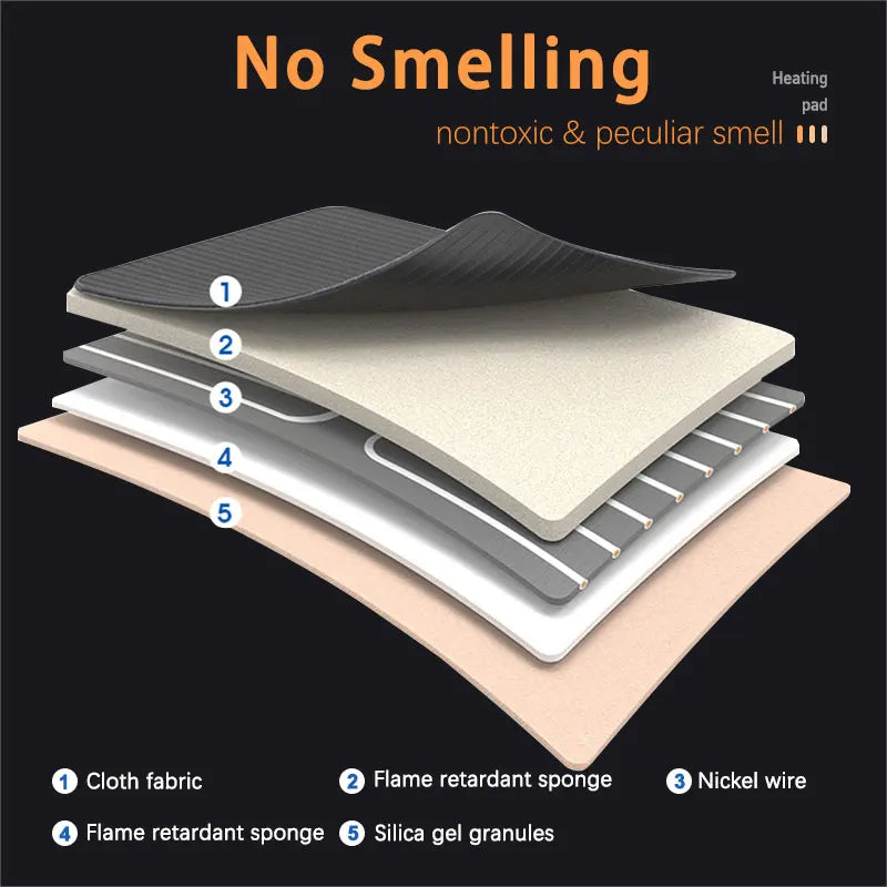 12V 24V Heated Car Seat Cover Universal Winter Electric Heating Cushion