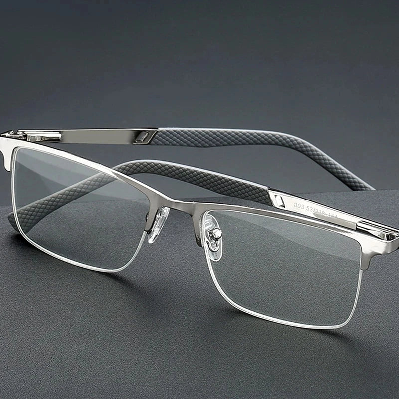 Half Frame Metal Reading Glasses