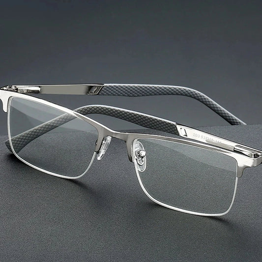 Half Frame Metal Reading Glasses