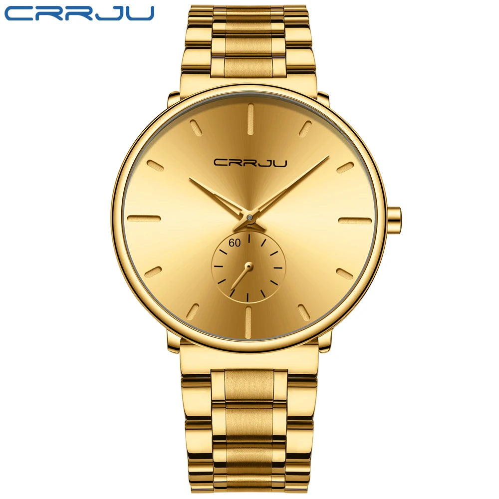 Watches Stainless Steel Men's Wrist Watch Casual Luxury Waterproof Sport Watch for Men Quartz Watch Relogio Masculino
