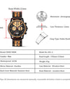 Wood Watch Private Custom Logo Engraving Message Quartz Wristwatches Chronograph