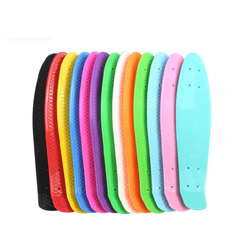 22'' Fish Skateboard Deck Mini Cruiser Board  Scooter Skate Boards Penny Board Single Rocker Skate Deck Ice Cream Deck