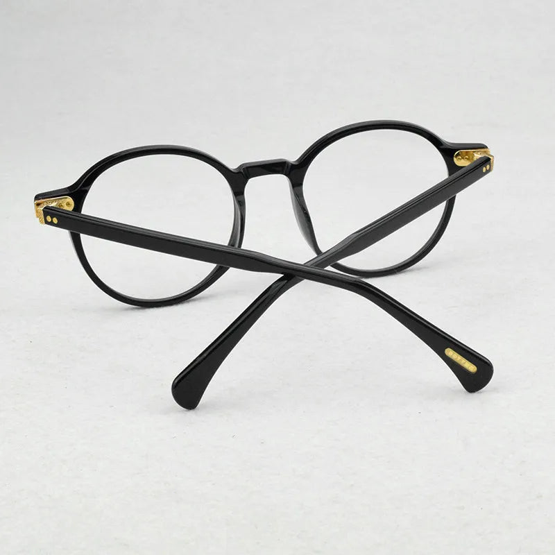 Classic OV Brand Design Glasses Frame Acetate Retro Prescription round Eyeglasses Optical Myopia spectacle frames