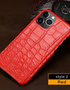 100% Natural Crocodile Leather Phone Case for iPhone 16 15 Pro Max 14 ProMax Pro 16 Plus 15Pro 16Pro 14Plus Luxury Cover