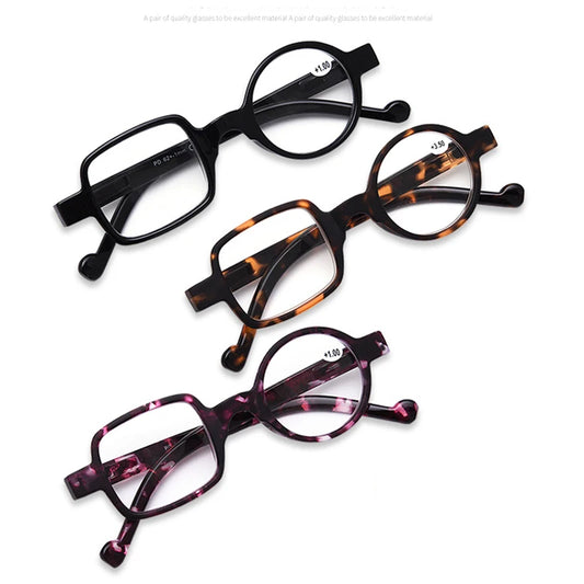 Reading Glasses Fashion Square Round Readers Far Sight Glasses