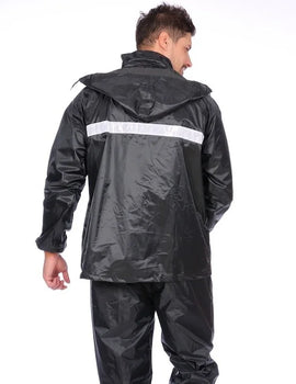 Raincoat Men Rain Pants Suit Reflective Thickened Men's and Women's  Riding Raincoat Motorcycle for Adult