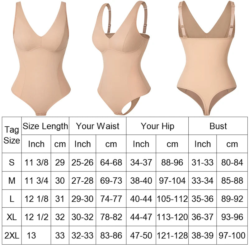 Women's Slimming Underwear Bodysuit Jumsuit Body Shaper Waist Trainer Corset Shapewear Top with Padded Bra Postpartum Recovery