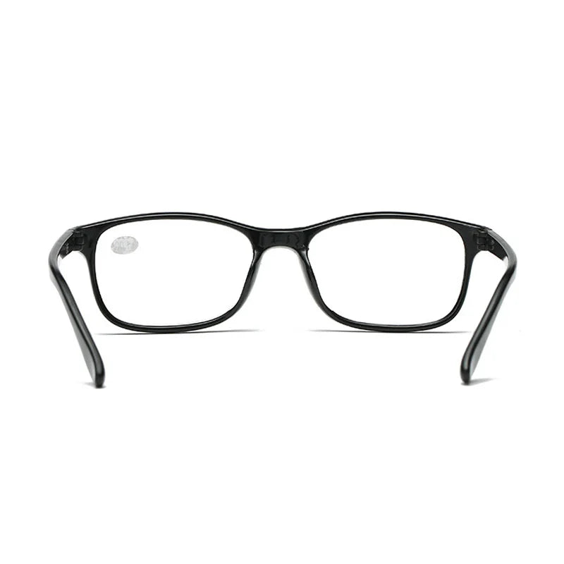 TR90 Reading Glasses Men Women Ultralight Vintage Square Presbyopia Glasses With Diopter +1.0 1.5 2.0 2.5 3.0 3.5 4.0